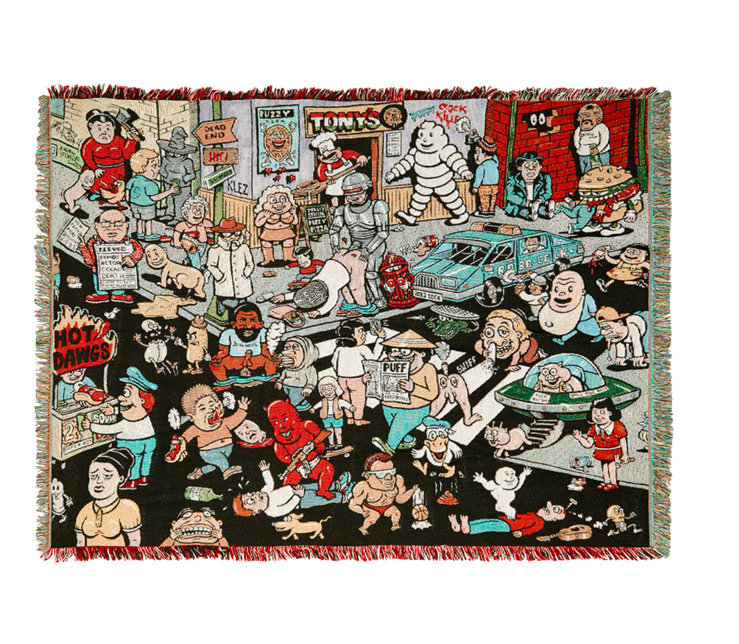 Polar Skate Co Throw Blanket Street Corner