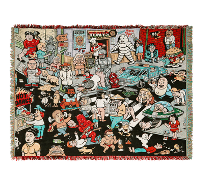 Polar Skate Co Throw Blanket Street Corner