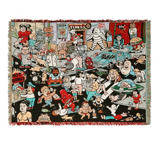 Polar Skate Co Throw Blanket Street Corner