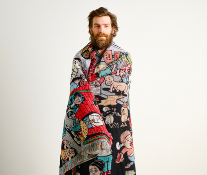 Polar Skate Co Throw Blanket Street Corner