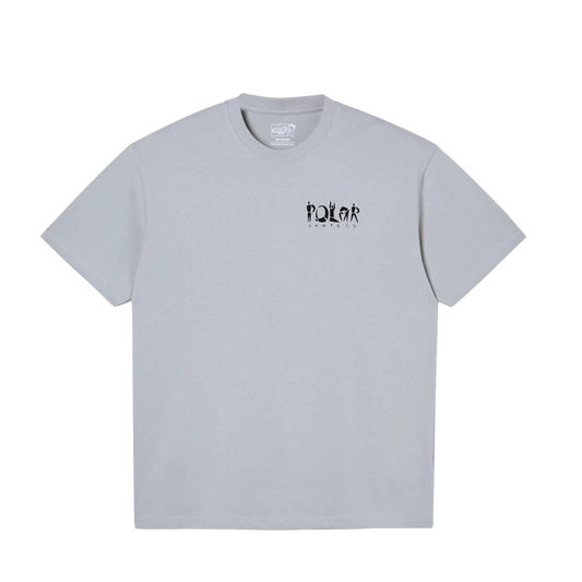 Polar Skate Co tee Group Logo silver