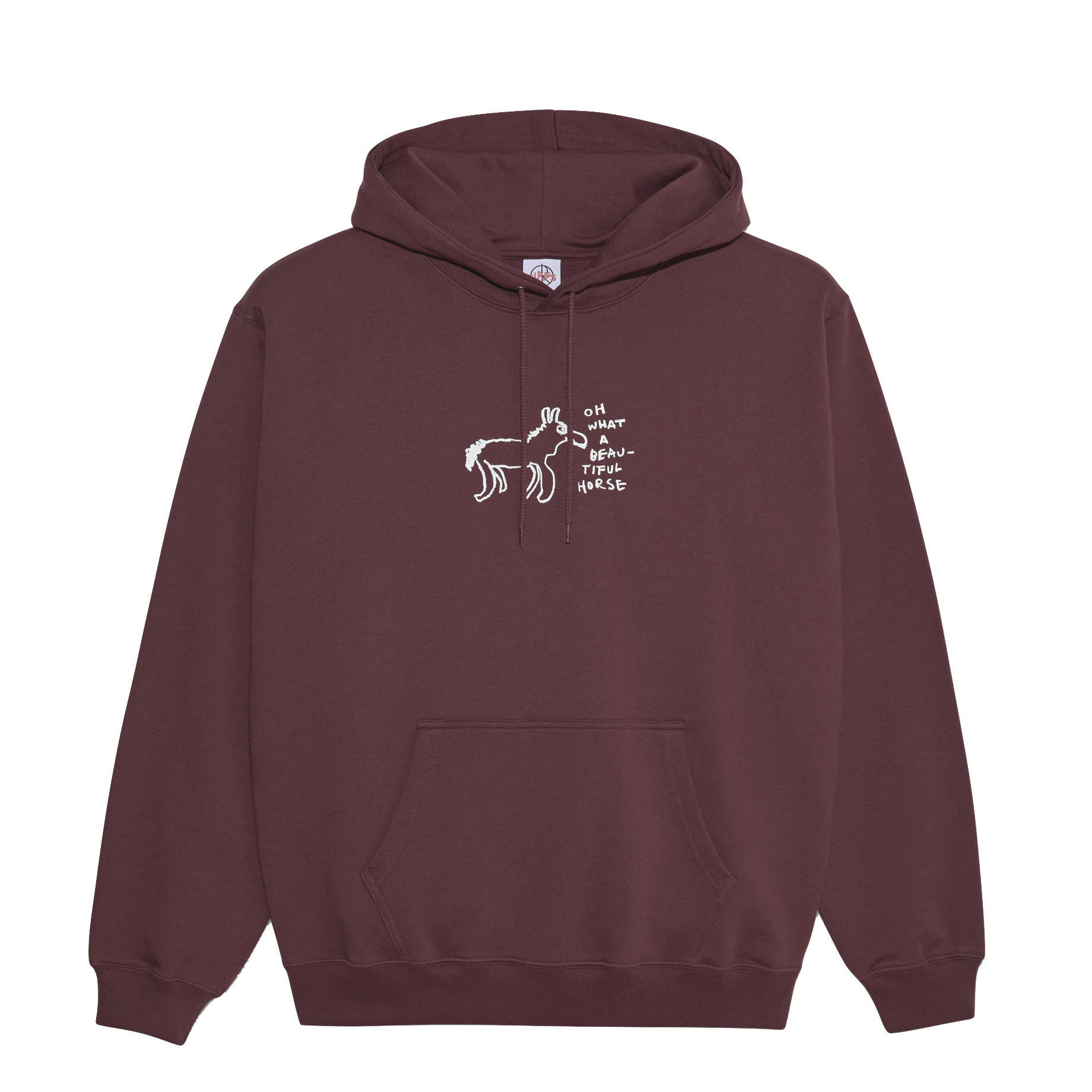 【POLAR SKATE CO】 BEAUTIFUL HORSES DAVE HOODIE [PLUM] Polar Skate Co - Dave Hoodie Beautiful Horses (Plum) – MILK
