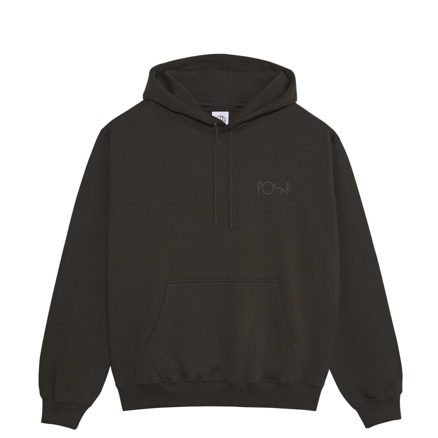 Polar Skate Co Dave hoodie Stroke Logo dirty black