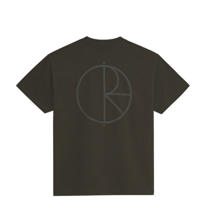 Polar Skate Co Stroke Logo tee dirty black