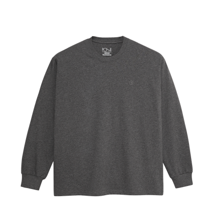 Polar Skate Co Team tee L/S dark grey melange