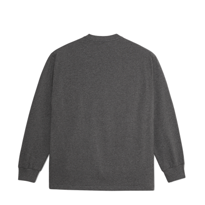Polar Skate Co Team tee L/S dark grey melange