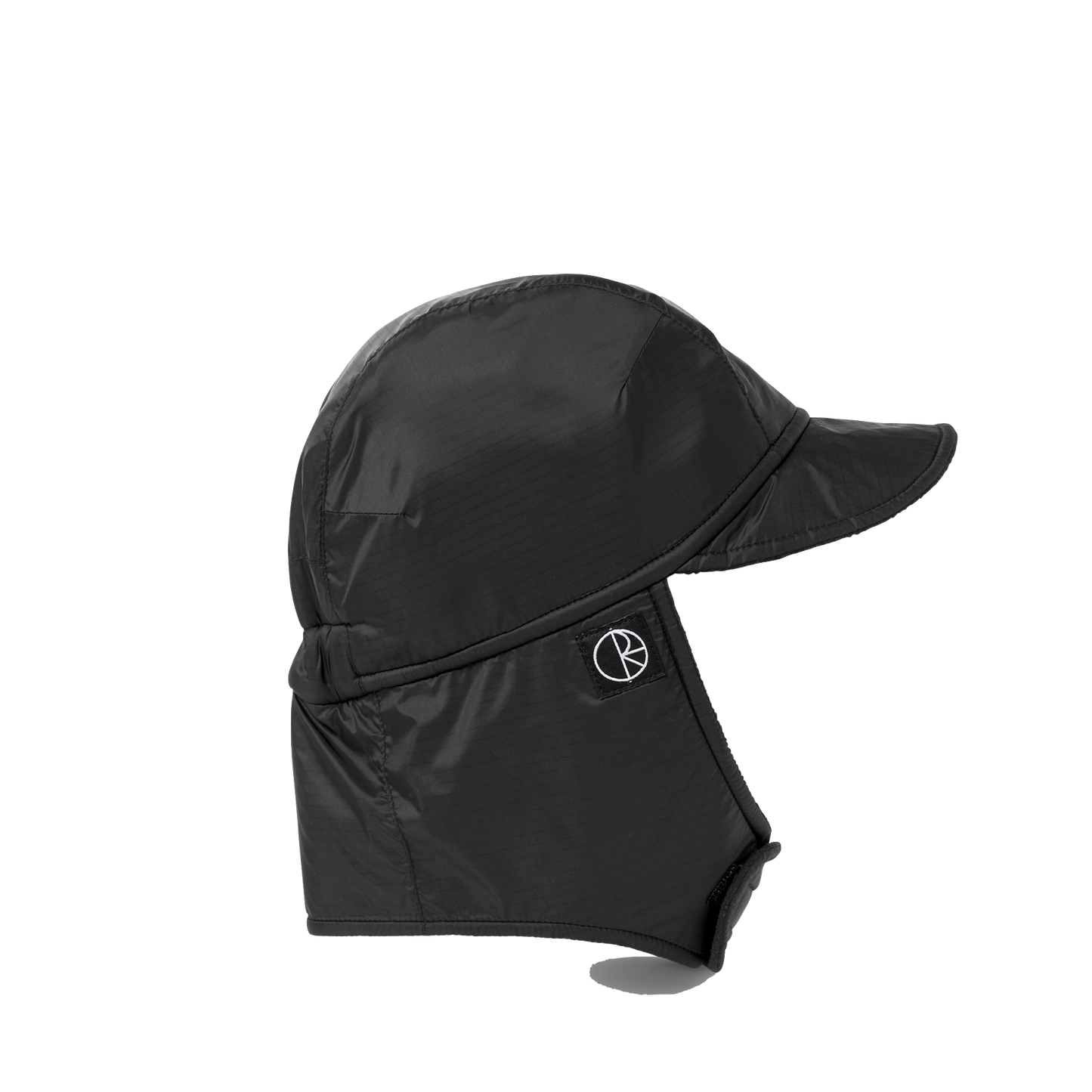 Polar Skate Co Luke Flap cap ripstop black