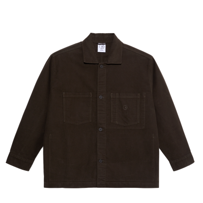 Polar Skate Co Theodore Overshirt dark olive