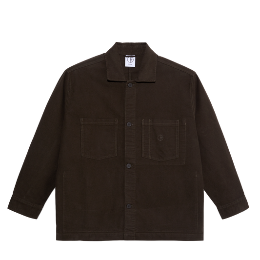 Polar Skate Co Theodore Overshirt dark olive