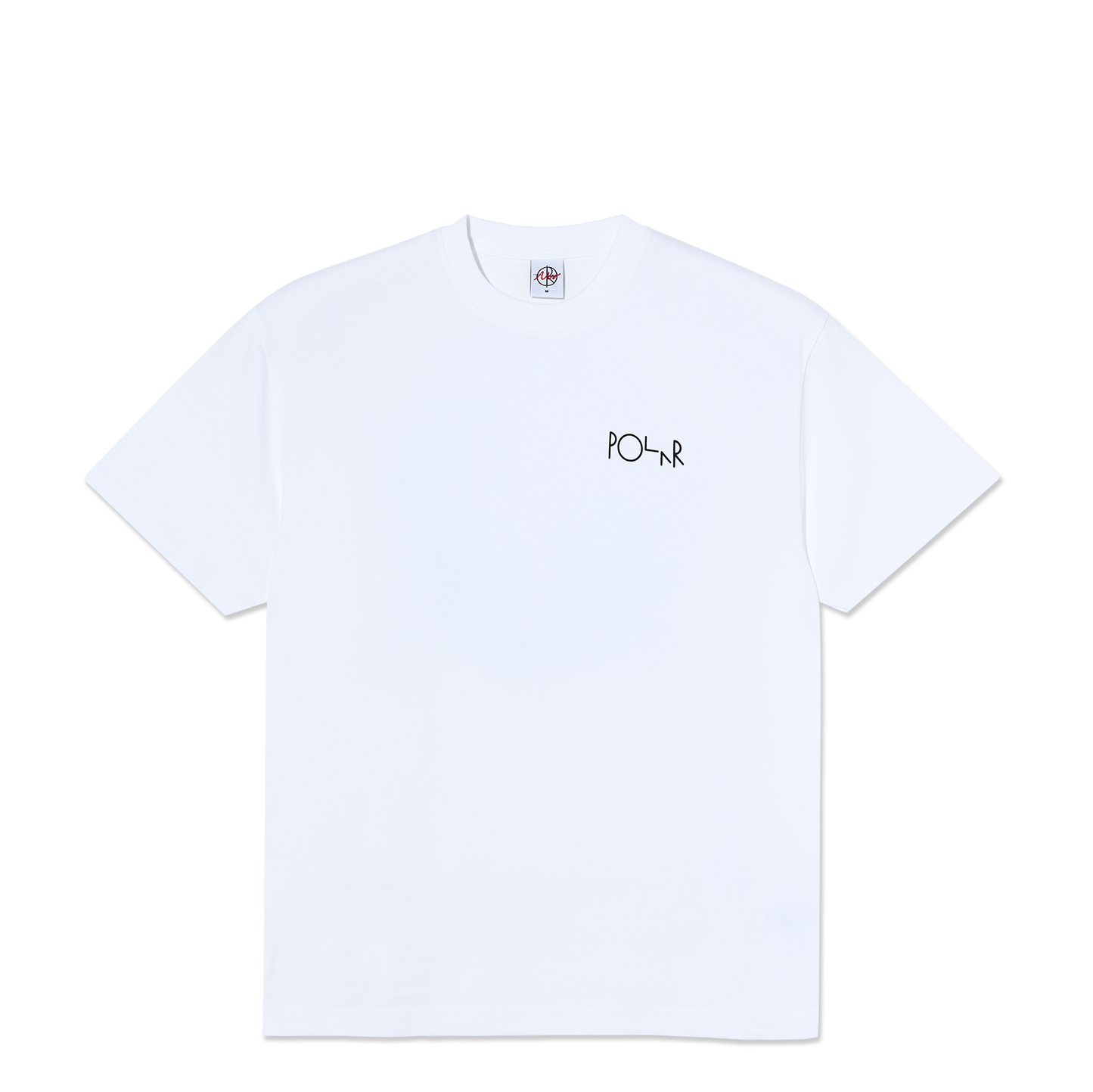 Polar Skate Co Fill Logo tee Happy Sad white