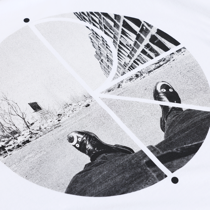 Polar Skate Co Fill Logo tee Happy Sad white