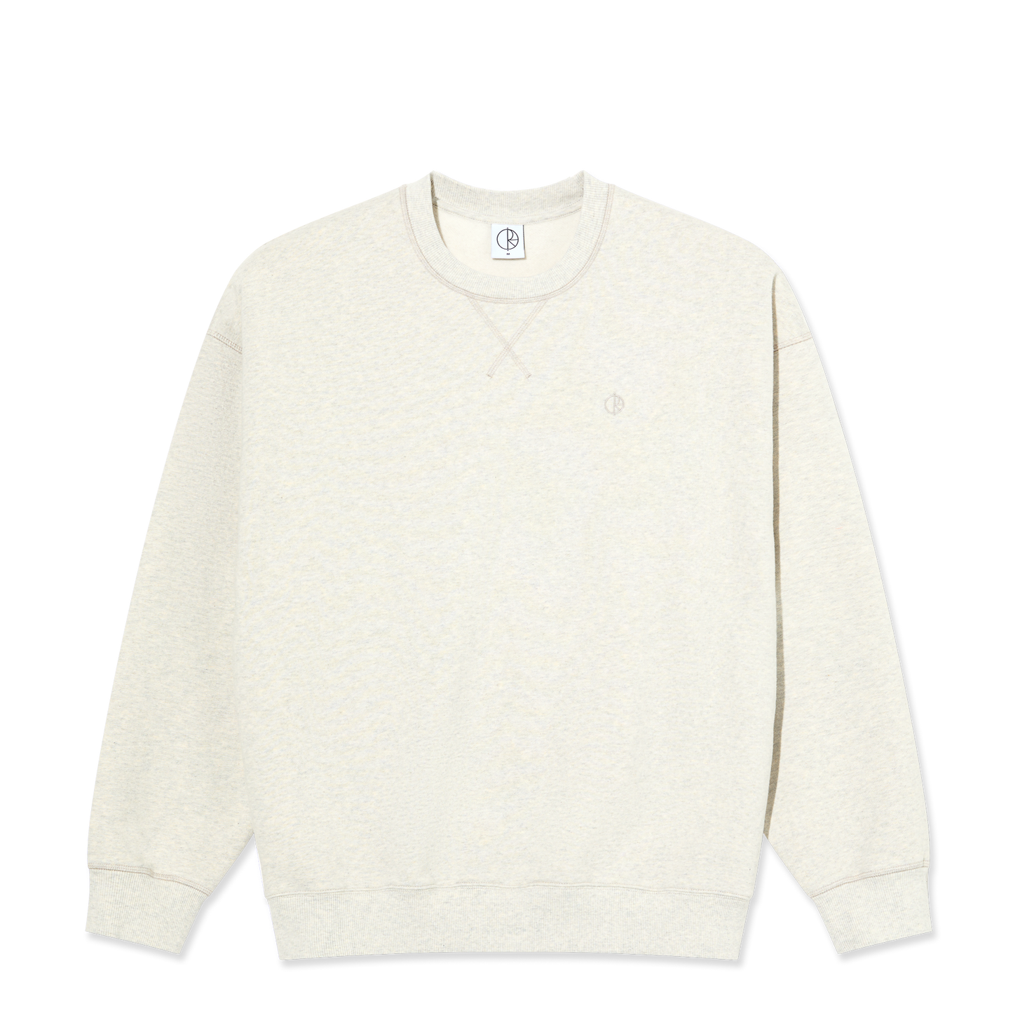 Polar Skate Co Frankie crewneck ivory grey melange