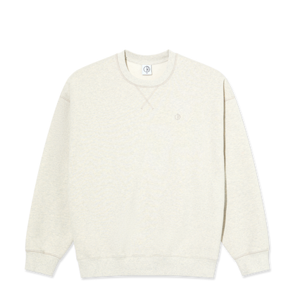 Polar Skate Co Frankie crewneck ivory grey melange