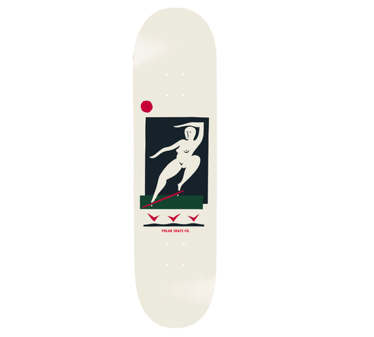 Polar Skate Co bs smith deck cream 9''