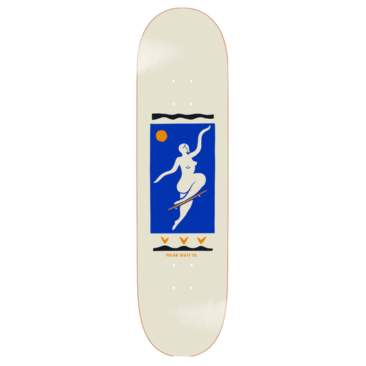 Polar Skate Co no comply deck cream 8.75''