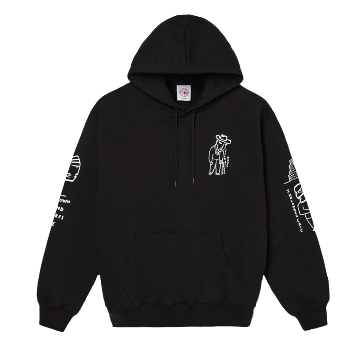 Polar hoodie Seen Better Days black