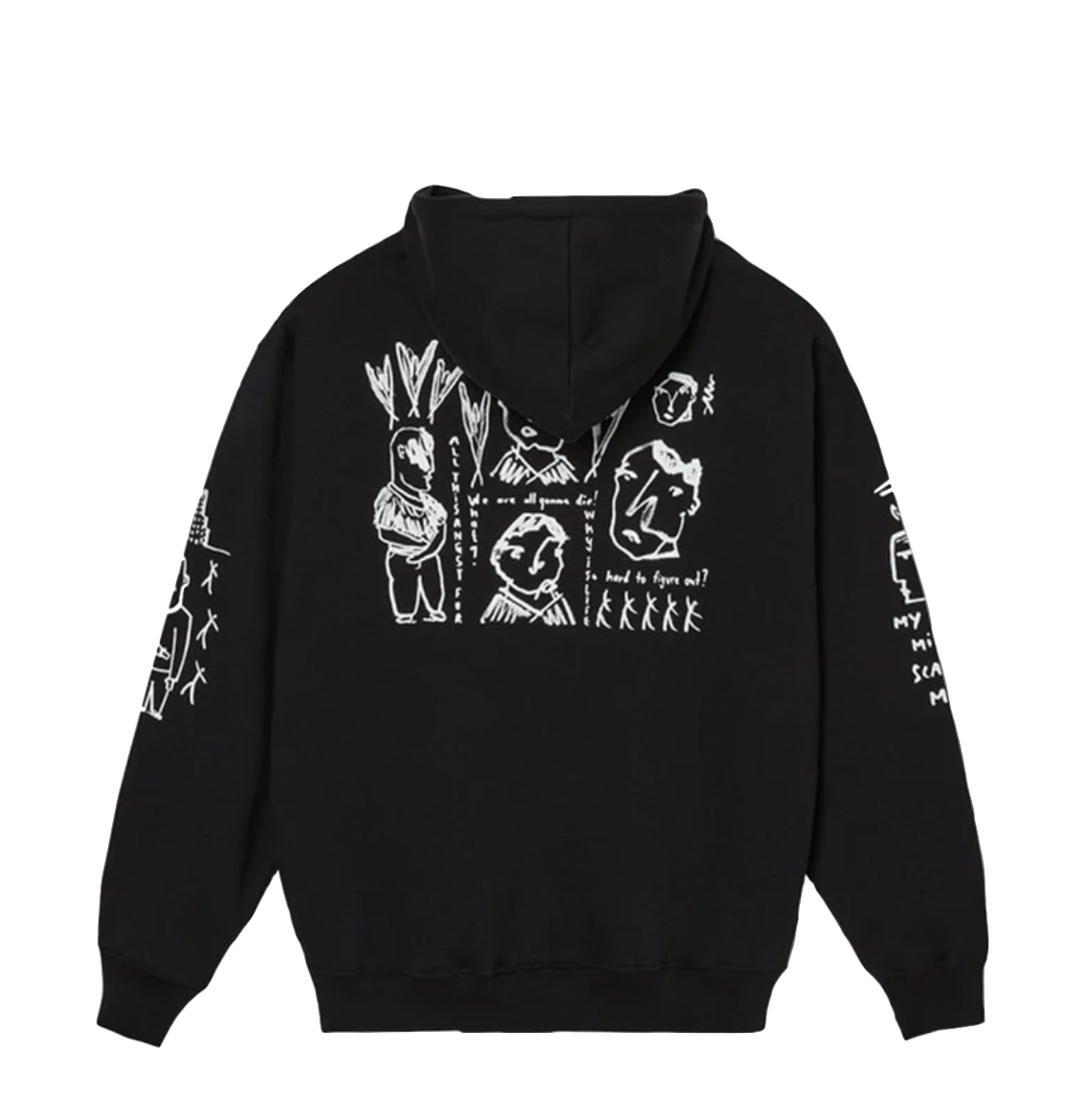 Polar hoodie Seen Better Days black