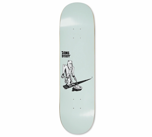 Polar SKate Co Dane Brady deck Mopping green 8"