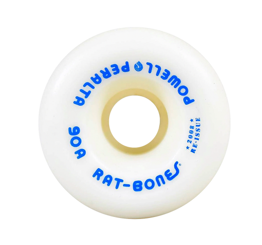 Powell-Peralta Rat Bones wheels 60mm 90A white