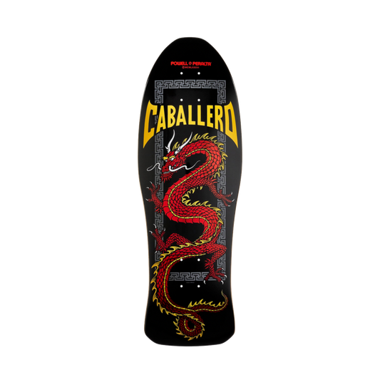 Powell Peralta Cab Chin Dragon deck Old-School red foil 10" x 30"