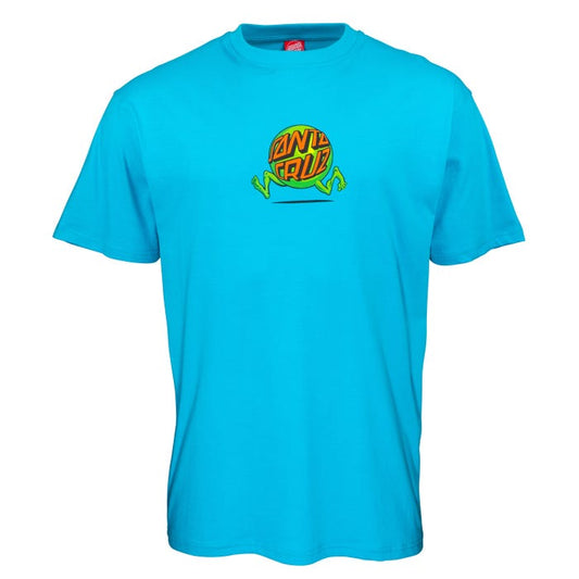 Santa Cruz tee Fish Eye Guy aqua