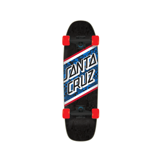 Santa Cruz Flyer Collage complete cruiser 8.4" x 29.4"