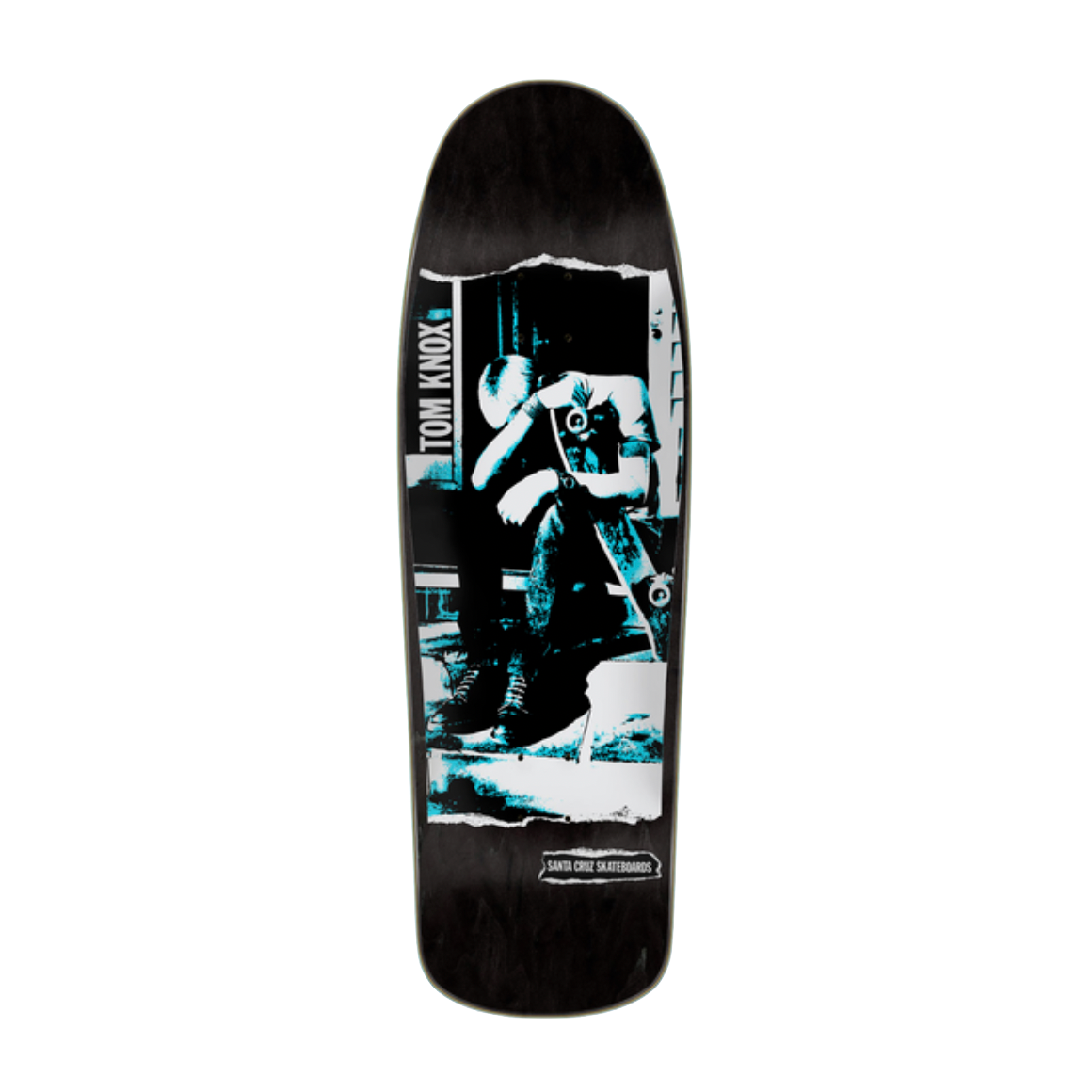 Santa Cruz Tom Knox Re-Issue deck Punk II 9.89" X 31.75" black