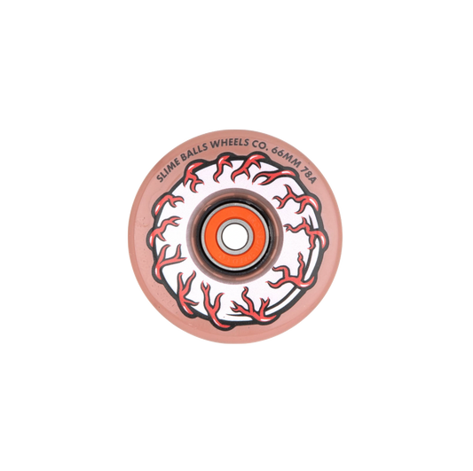 Slim Balls Pink Eyes wheels light pink 66mm 78A