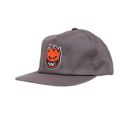 Spitfire Bighead Fill snapback cap charcoal red