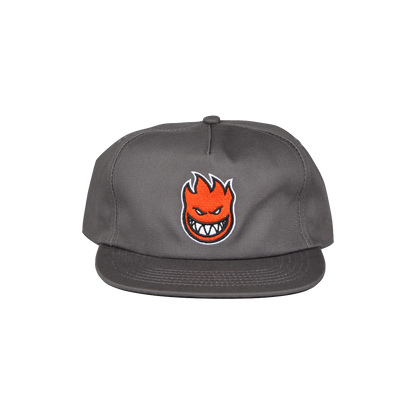 Spitfire Bighead Fill snapback cap charcoal red