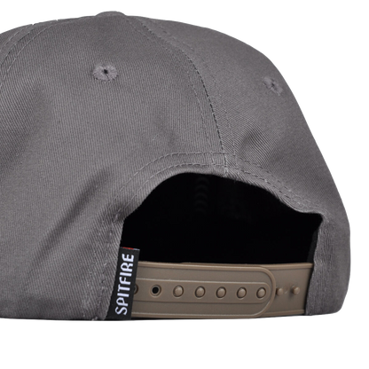 Spitfire Bighead Fill snapback cap charcoal red