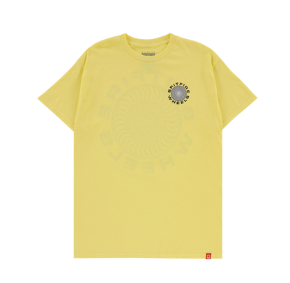 Spitfire tee Classic 87 Swirl banana black white