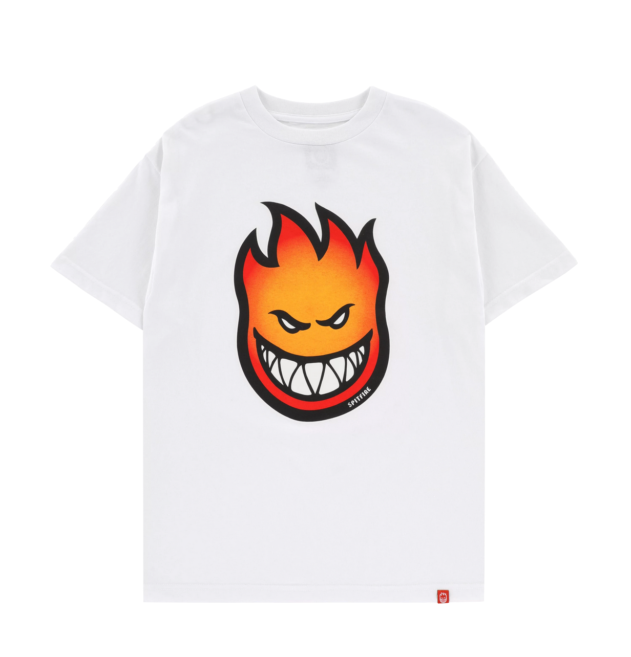 Spitfire tee Fade Fill white orange