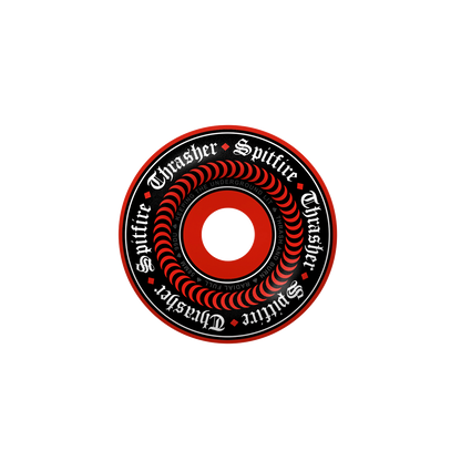 Spitfire wheels X Thrasher Formula Four Oath Radial Full 58mm 99A red