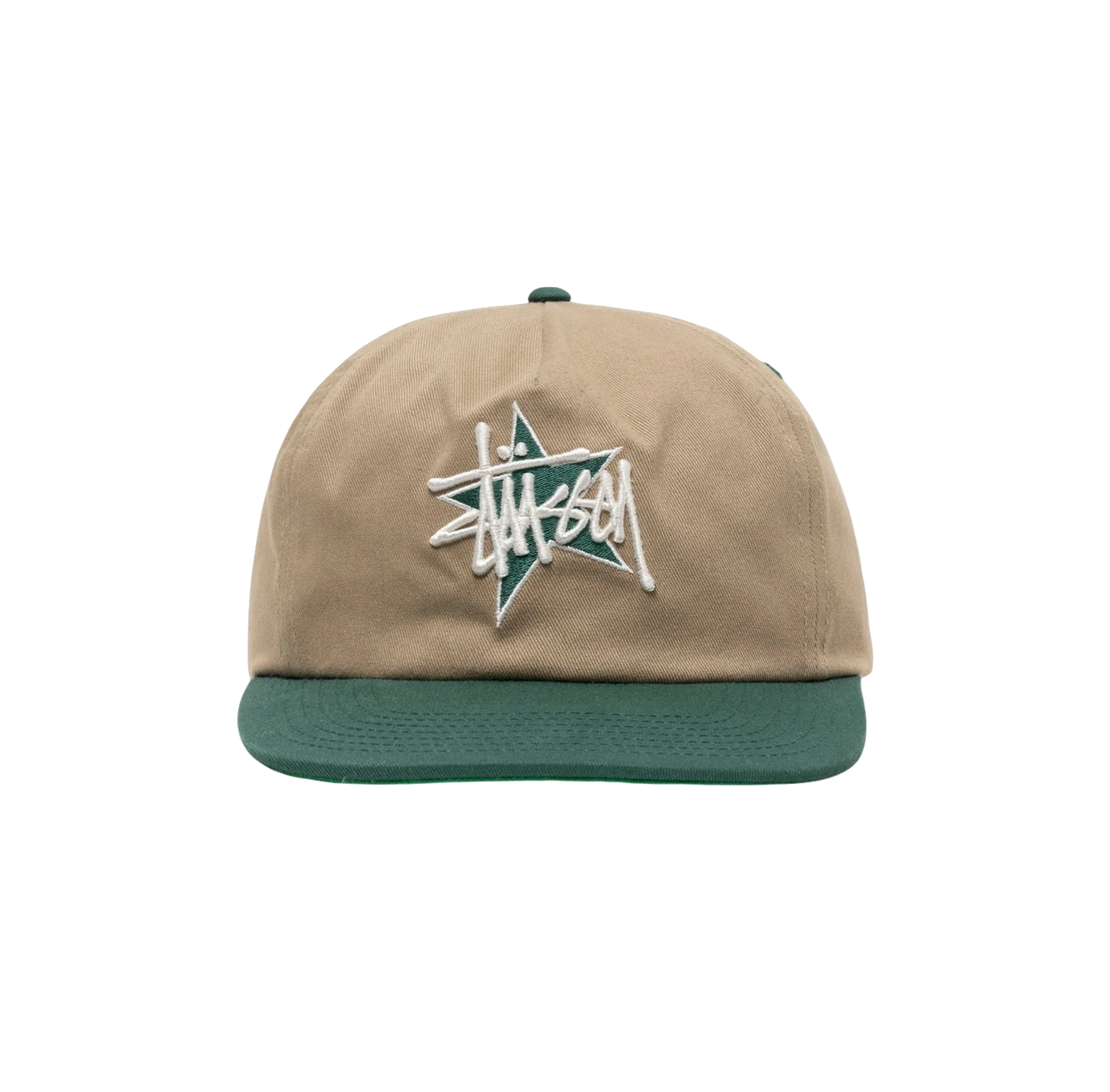 Stüssy Basic Star Strapback cap khaki
