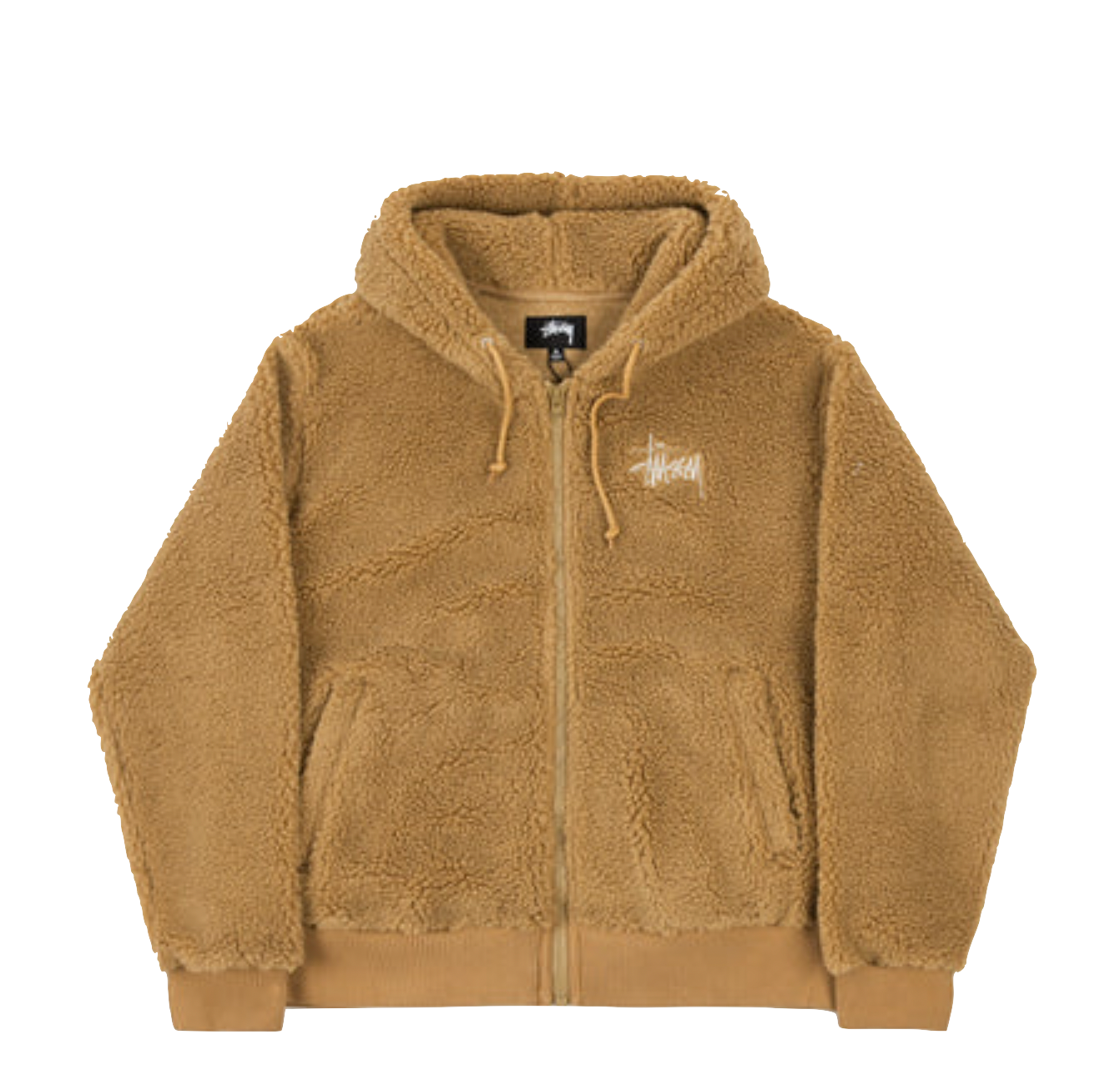 Stüssy Sherpa Zip jacket brown