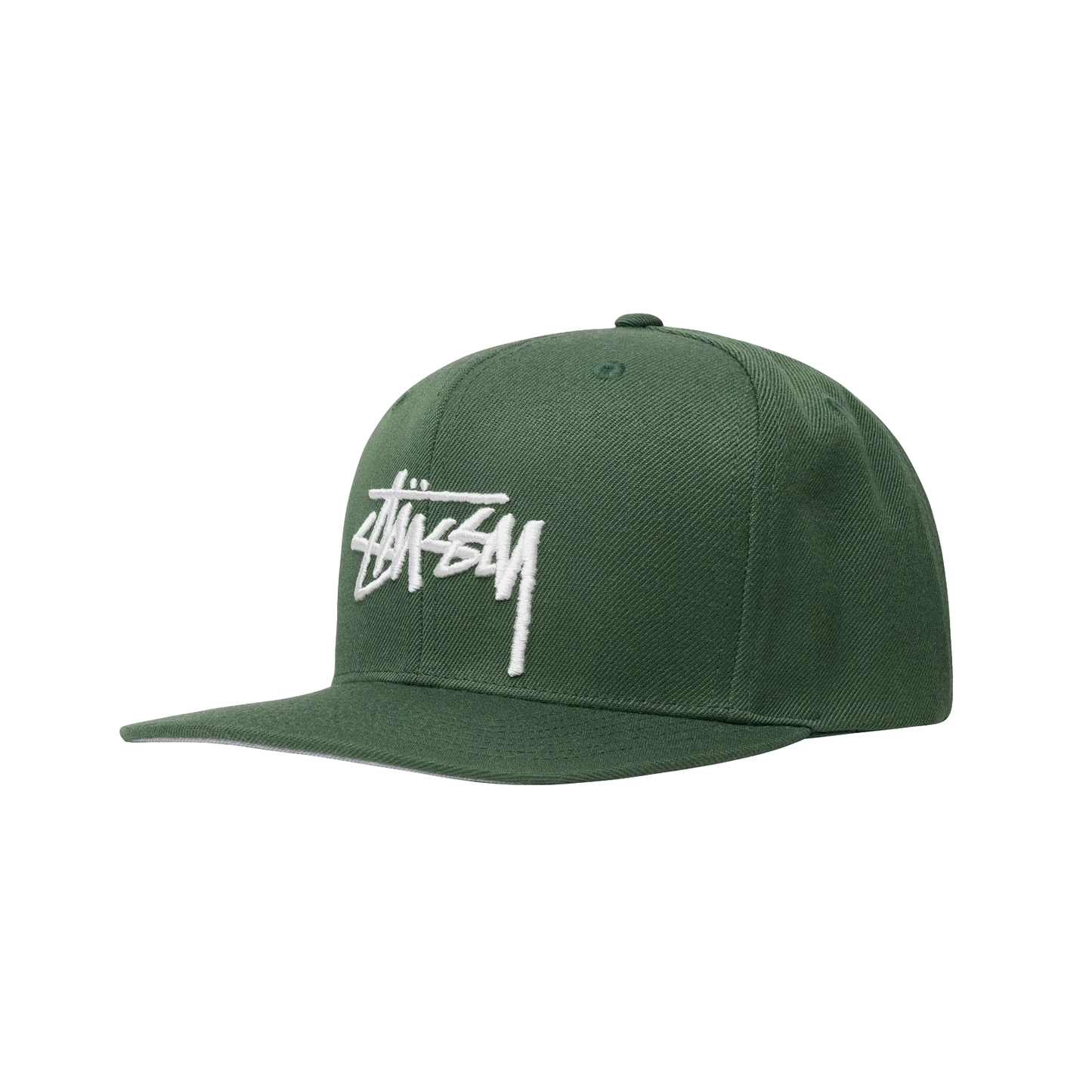 Stüssy cap Big Stock High Crown logo forest