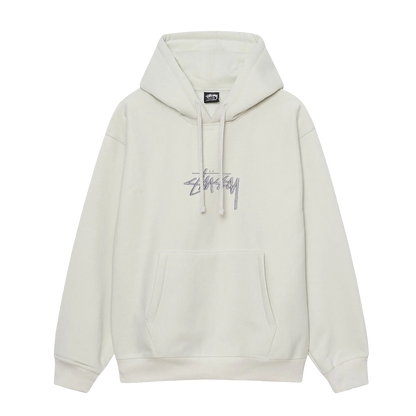 Stüssy Stock Logo Applique hood stone – zeropolis Stüssy Stock Logo Applique hood stone – zeropolis