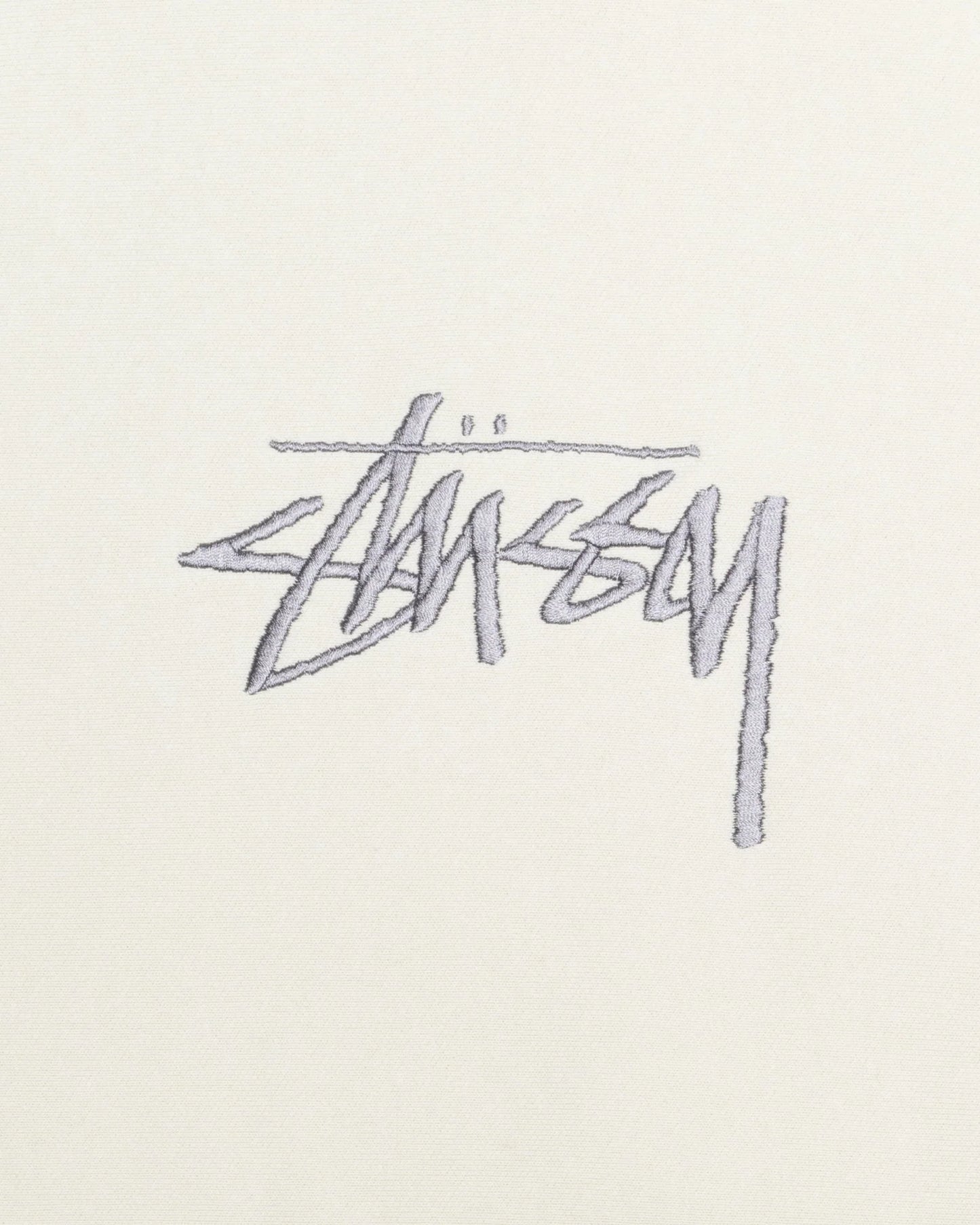 Stüssy Stock Logo Applique hood stone