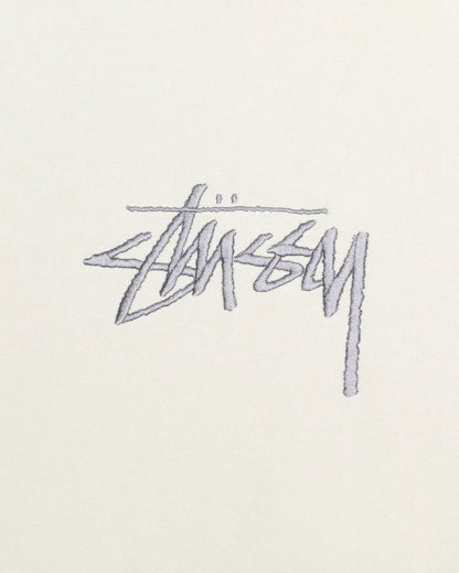 Stüssy Stock Logo Applique hood stone