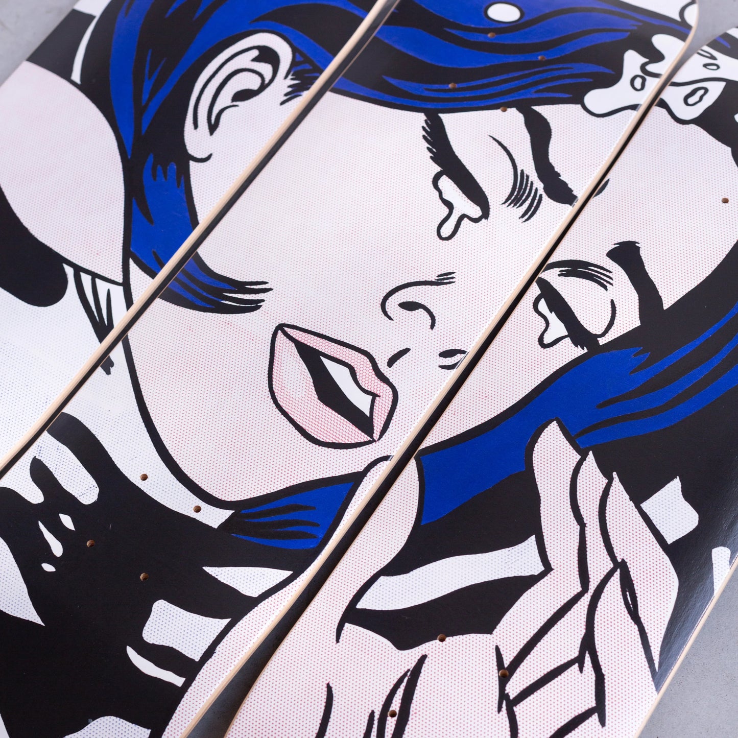 The Skateroom Roy Lichtenstein serie Drowning Girl