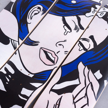 The Skateroom Roy Lichtenstein serie Drowning Girl