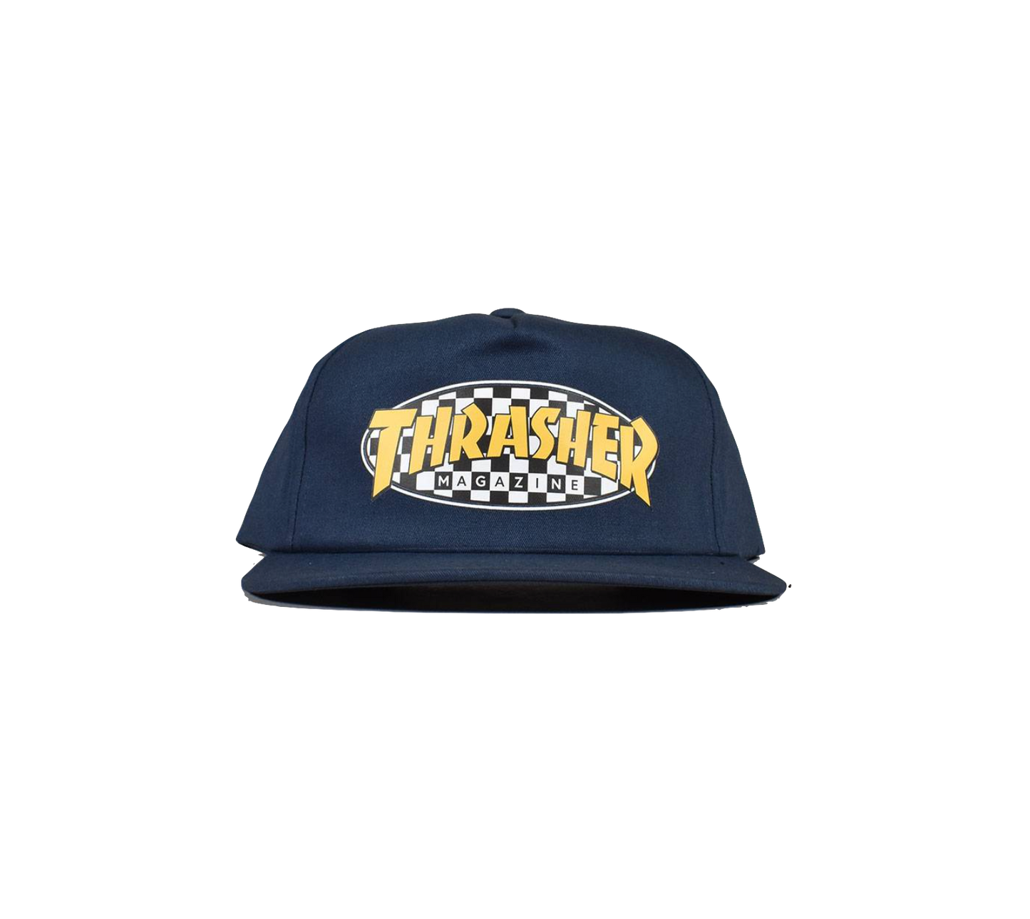 Thrasher Checkered Oval cap snapback navy