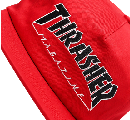 Thrasher Outlined snapback cap red