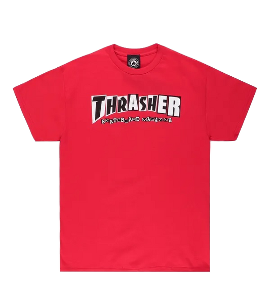 Thrasher X Baker tee red