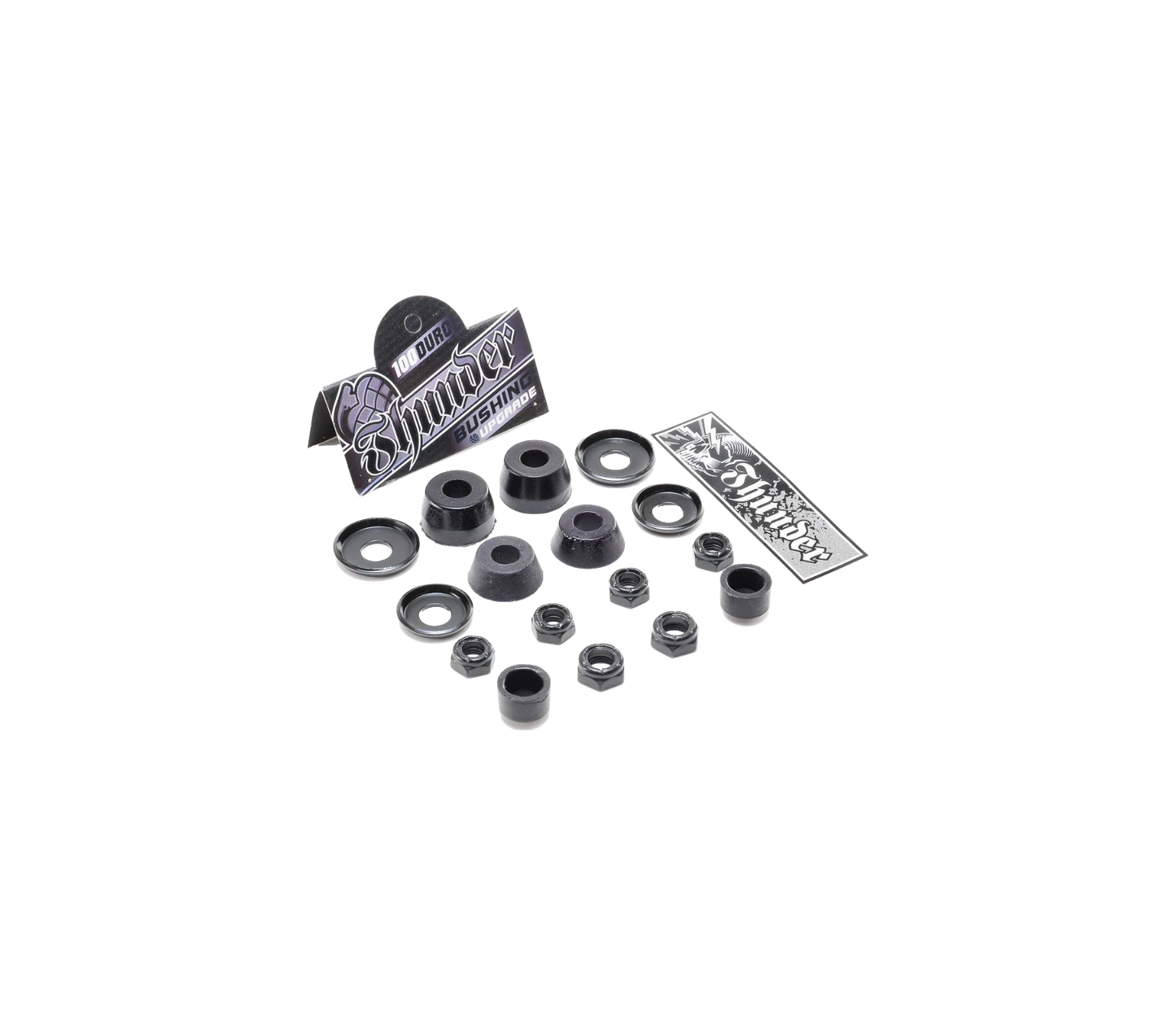 Thunder Upgrade bushings (rebuild kit) hard 100D black