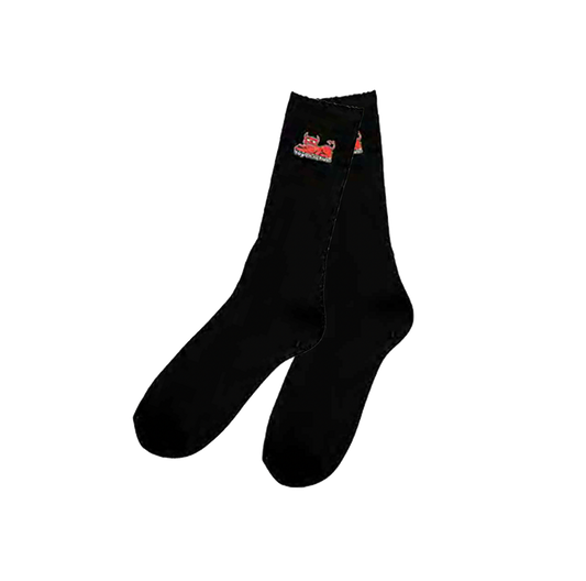 Toy Machine Devil Cat socks black
