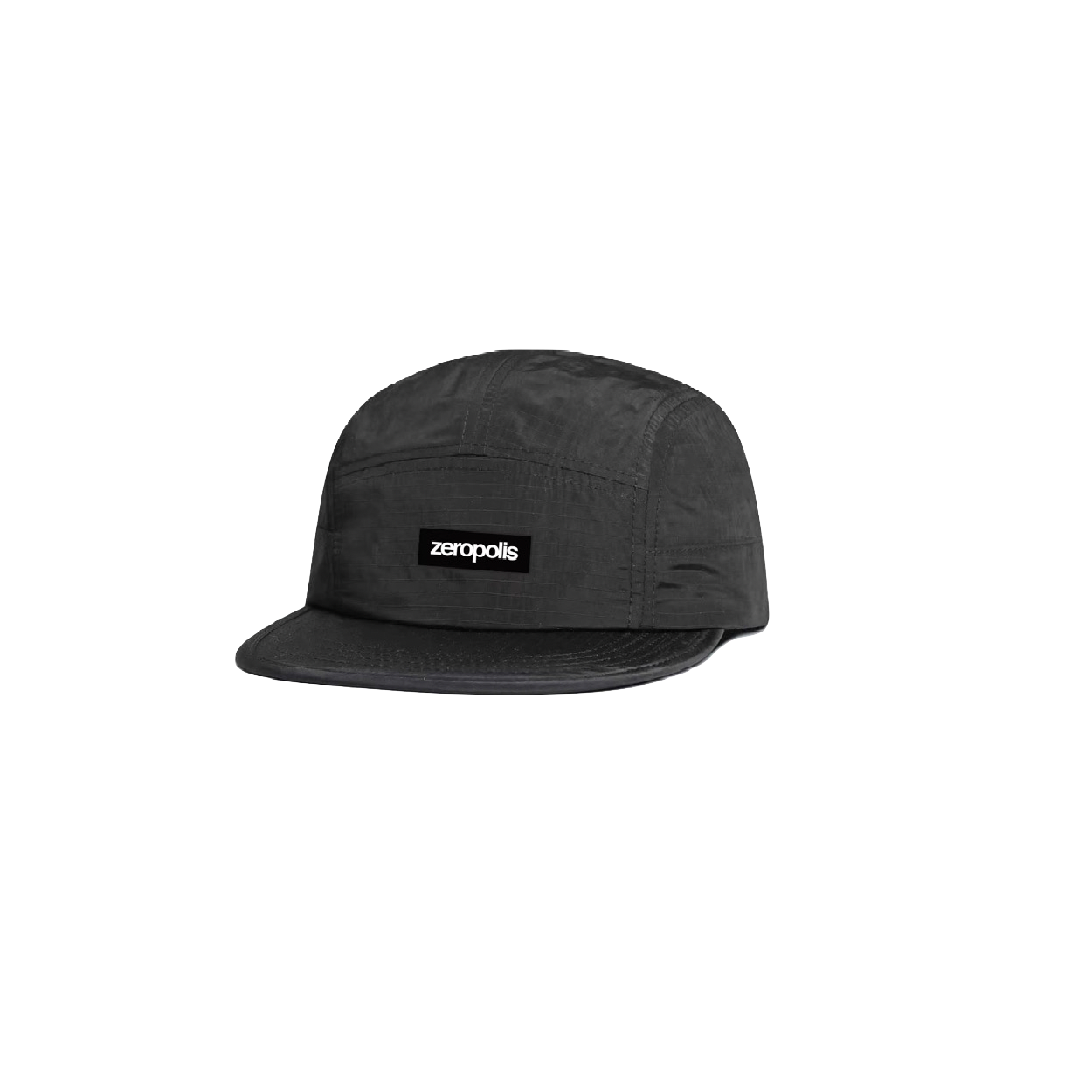 Zeropolis Nylon Ripstop 5 panels cap black
