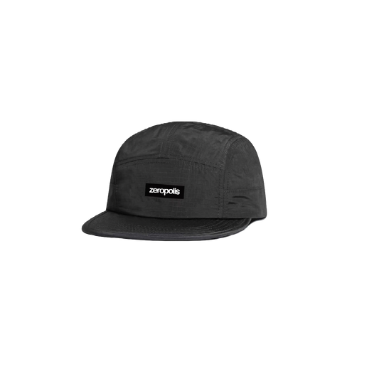 Zeropolis Nylon Ripstop 5 panels cap black