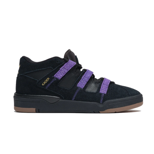adidas Kader core black court purple gold metallic